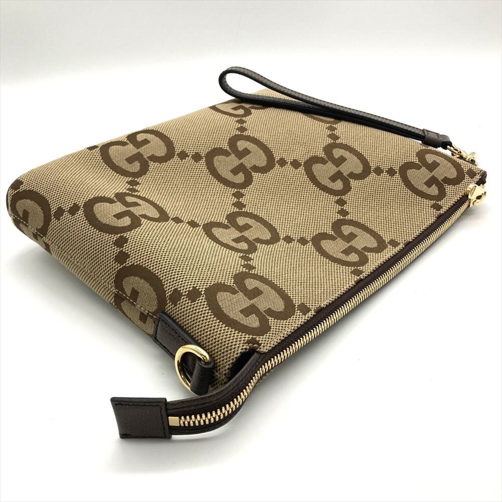 Gucci Jumbo GG Shoulder Bag/Clutch Bag (2-way) Canvas Leather 699130・527066 ... - Picture 5 of 10
